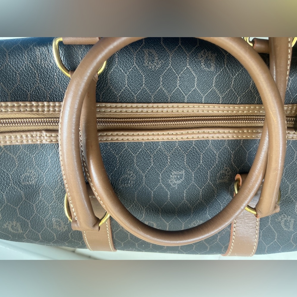Christian Dior Boston Bag AUTH with lock & key - Picture 7 of 12